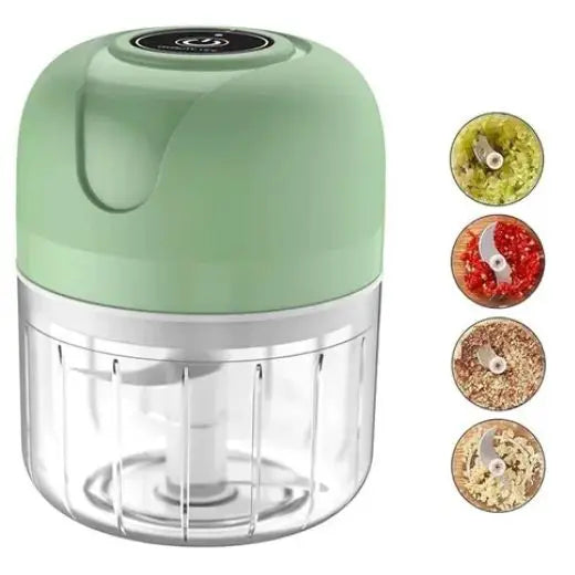Mini Processador Elétrico de Alimentos Portátil