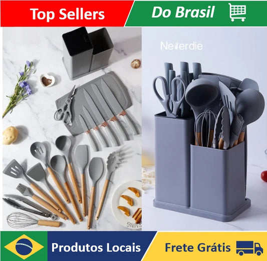 Conjunto Completo de Cozinha de Luxo