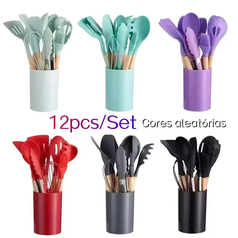 Conjunto de cozinha em silicone