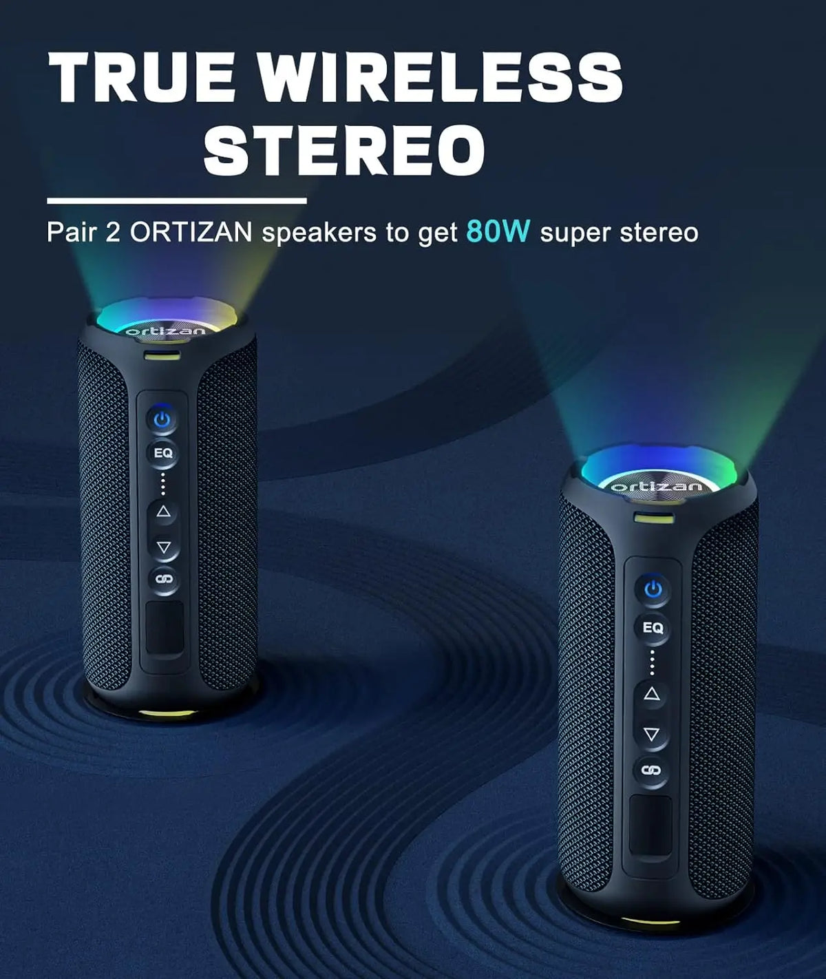 Caixa de Som Bluetooth Ortizan 40W
